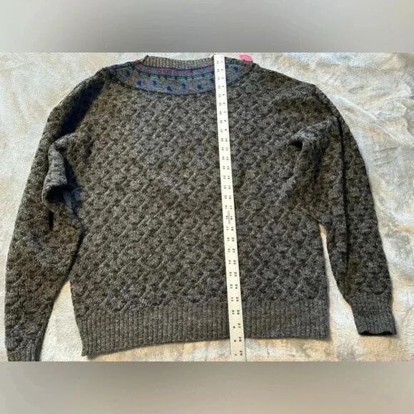Vintage London Fog Holiday Sweater | Size XL | Gray - Picture 6 of 6